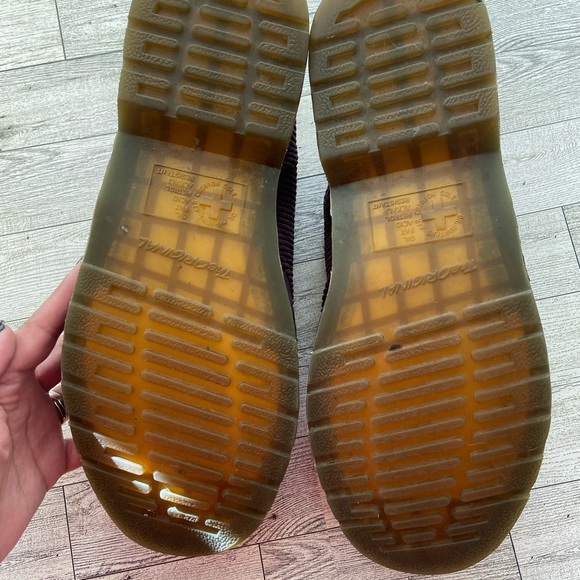 1461 Duchess Corduroy Oxfords Oxblood LA004 Men's - Picture 5 of 11